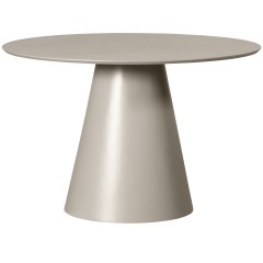 DINING TABLE ROUND MDF BEIGE 120 